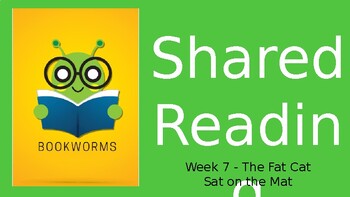 Preview of 1st Grade Bookworms Week 7 - The Fat Cat Sat on the Mat