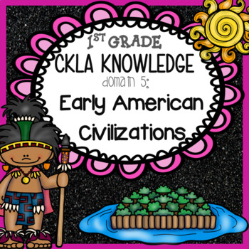 Preview of 1st Grade-CKLA Knowledge-Domain 5: Early American Civilizations Booklet