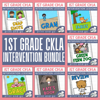 Preview of 1st Grade CKLA Skills Intervention Lesson Bundle