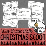 1st Grade Christmas Math Scoot