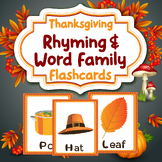 1st Grade Classroom Activity: Rhyming & Word Family Flashc