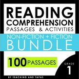 1st Grade Close Reading Passages and Activities for Reading Comprehension BUNDLE
