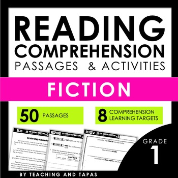 Preview of 1st Grade Close Reading Passages and Activities | LITERATURE | FICTION