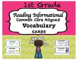 1st Grade (Common Core Aligned) Reading Informational Voca