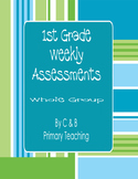 Free 1st Grade Weekly Assessment/Test  - 1 test (Common Core)