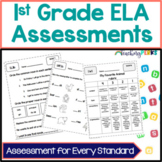 1st Grade Common Core ELA Assessments {without standard posters}