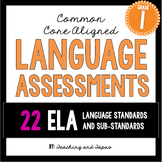 1st Grade Common Core Language Assessment