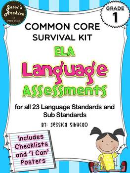 Preview of Common Core Language 1st Grade