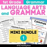 1st Grade Language Arts No-Prep Printables Bundle 1 (Commo