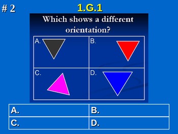 Preview of 1st Grade Common Core Math 1 G.1 Distinguish Between Defining Attributes 1.G.1