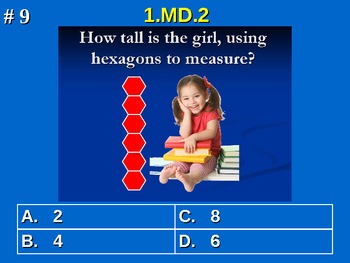 Preview of 1st Grade Common Core Math 1 MD.2 Measure lengths 1.MD.2