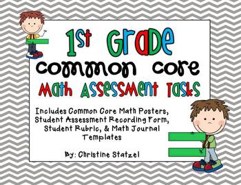 Preview of 1st Grade Common Core Math Assessment Tasks