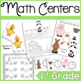 1st Grade Farm Themed Math Centers