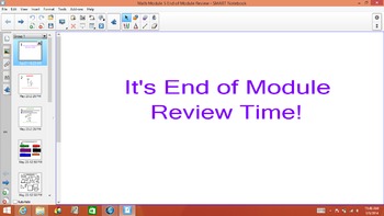 Preview of 1st Grade Common Core Math End of Module 5 Review for Test