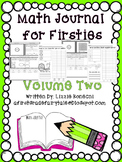 Math Journal for Firsties Volume 2