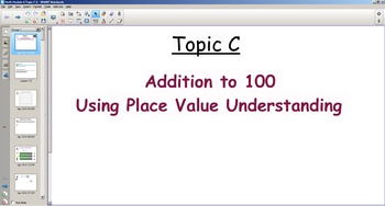Preview of 1st Grade Common Core Math Module 6 Topic C Lessons