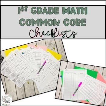 Preview of 1st Grade Common Core Math Standards Tracker and Checklist