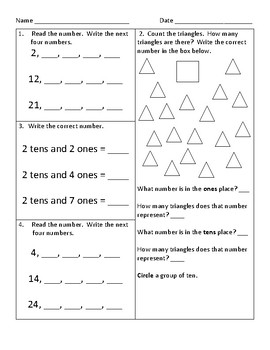55 First Grade Common Core Math Worksheets by Kathryn ...