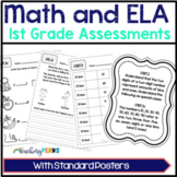 1st Grade ELA & Math Assessments for Common Core Standards