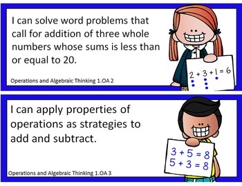 1st gr Common Core posters - EDITABLE - PowerPoint, ELA, Math, Science, Social