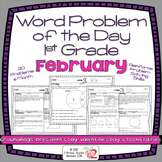 Word Problems 1st Grade, February, Spiral Review, Distance