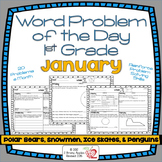 Word Problems 1st Grade, January