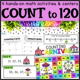 Counting to 120 | 120s Charts | Number Lines | 1st Grade