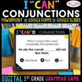 1st Grade DIGITAL Grammar Game | Conjunctions | Distance Learning