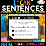 1st Grade DIGITAL Grammar Game | Types of Sentences | Expa