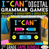 1st Grade DIGITAL Grammar Games BUNDLE - Literacy Centers 