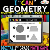 1st Grade DIGITAL Math Game | Geometry | Distance Learning