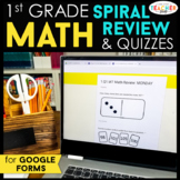 1st Grade DIGITAL Math Spiral Review | Homework, Morning W