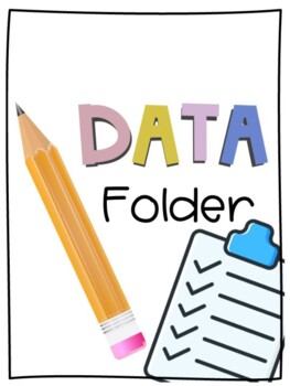 Preview of 1st Grade Data Folders