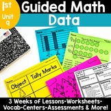 1st Grade Data and Graphing 1.MD.4 Worksheets Games Activities