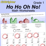 1st Grade December Math Worksheets