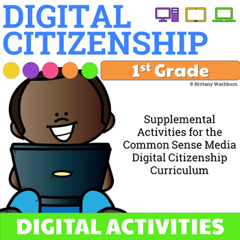 Preview of 1st Grade Digital Citizenship Activities