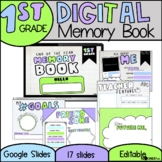 1st Grade Digital Memory Book | Google Slides | Distance Learning