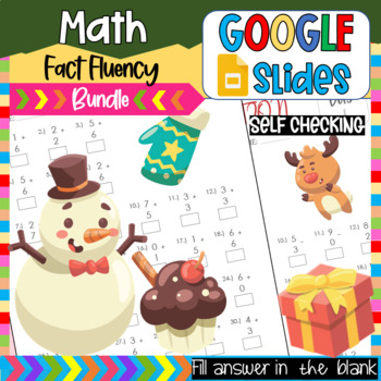 Preview of 1st Grade Digital Morning Work Bundle for use with Google Slides, Add & Subtract