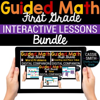 Preview of 1st Grade Digital Resources for Math - Digital Math Activities Bundle - Google
