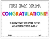 1st Grade Diploma