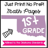 1st Grade Distance Learning No Prep Packet