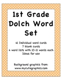 1st Grade Dolch Sight Word Card Set