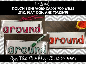 Wikki Stix Letter Building Task Cards by The Sweet Life of Primary