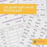 1st Grade Dolch Sight Words Activity Pack