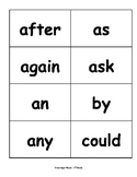 1st Grade - Dolch Sight Words Flash Cards - RF.K.3