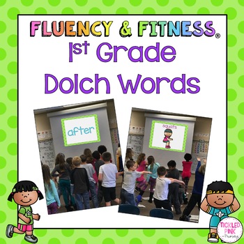 Preview of Dolch 1st Grade Sight Words Fluency & Fitness® Brain Breaks