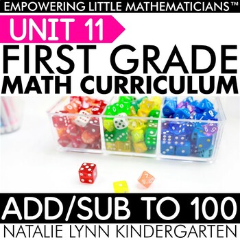 Preview of 1st Grade Double-Digit Addition and Subtraction to 100 Math Unit First Grade