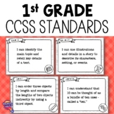 1st Grade ELA & MATH CCSS Standards "I Can" Posters | Common Core