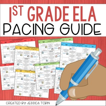 Preview of 1st Grade ELA Pacing Guide