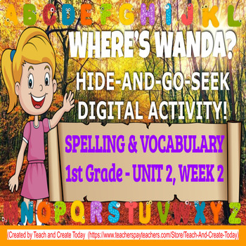Preview of Wonders 1st Grade ELA Spelling Practice Activities Unit 2 Bundle